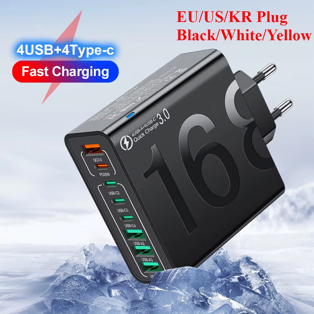 High-Speed Multi-Port USB-C Charger