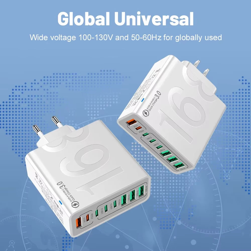 High-Speed Multi-Port USB-C Charger