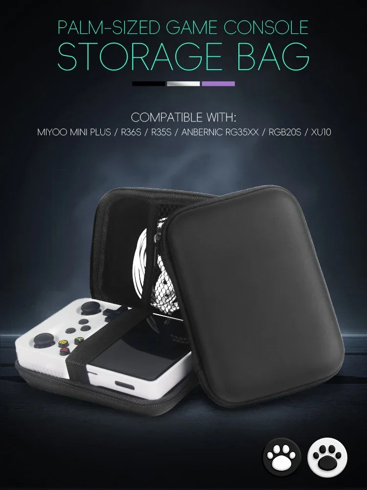 Case for Anbernic RG35XX Plus Miyoo Mini Plus R36S R35S Cases EVA Cover Protable Bag Gaming Accessories